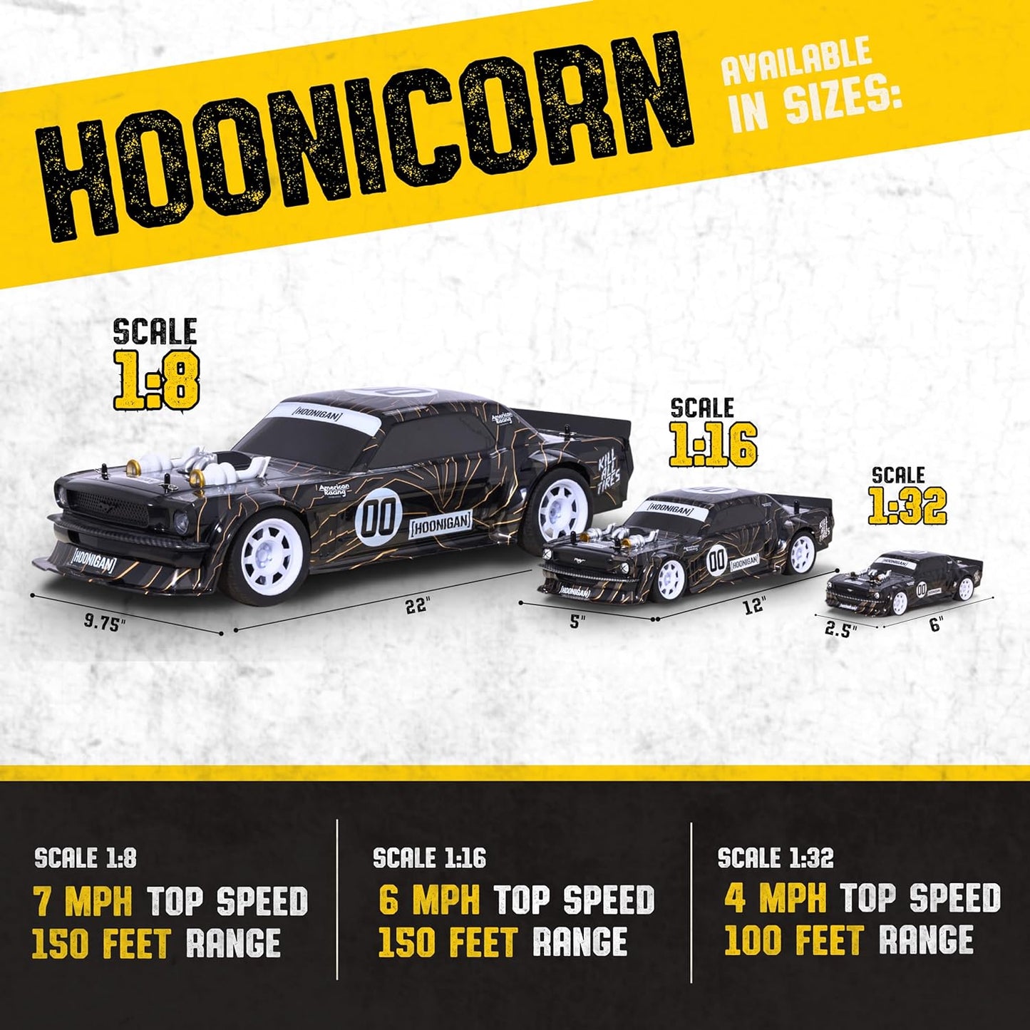 Flybar Hoonigan, Mustang Remote Control Car